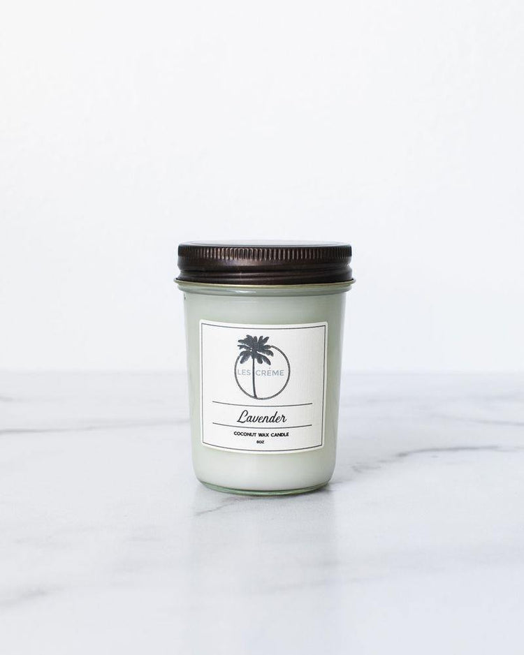 Lavender Scent Coconut Wax Candle - CLASSY NERDY CHIC