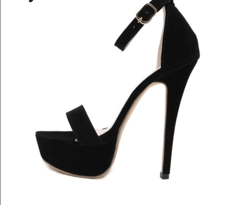 Black Gladiator Pumps