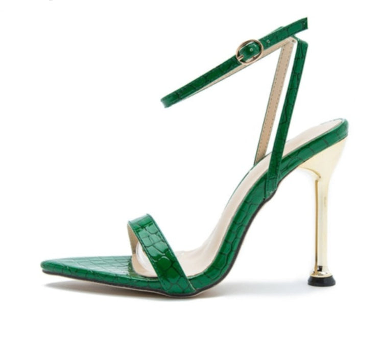 Women's Ankle Strap High Heels (4 in.)