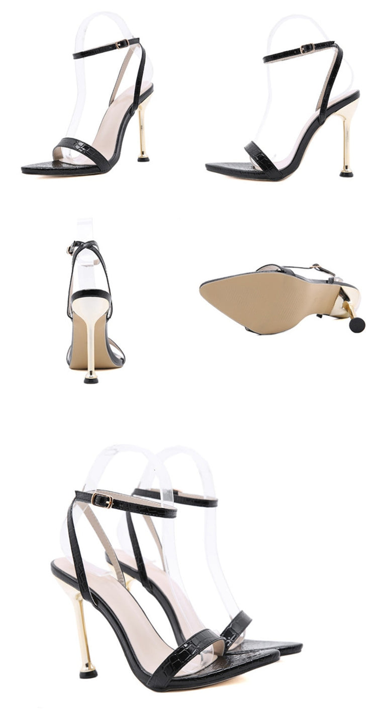 Women's Ankle Strap High Heels (4 in.)