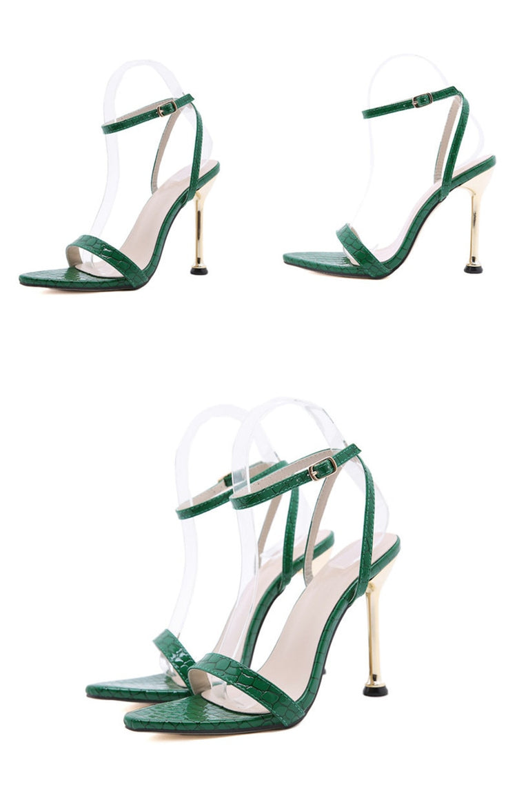 Women's Ankle Strap High Heels (4 in.)