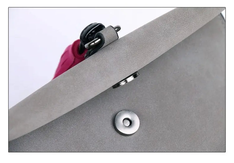 Gray Tassel Crossbody Bag