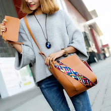Gray Handbag & Matching Wristlet