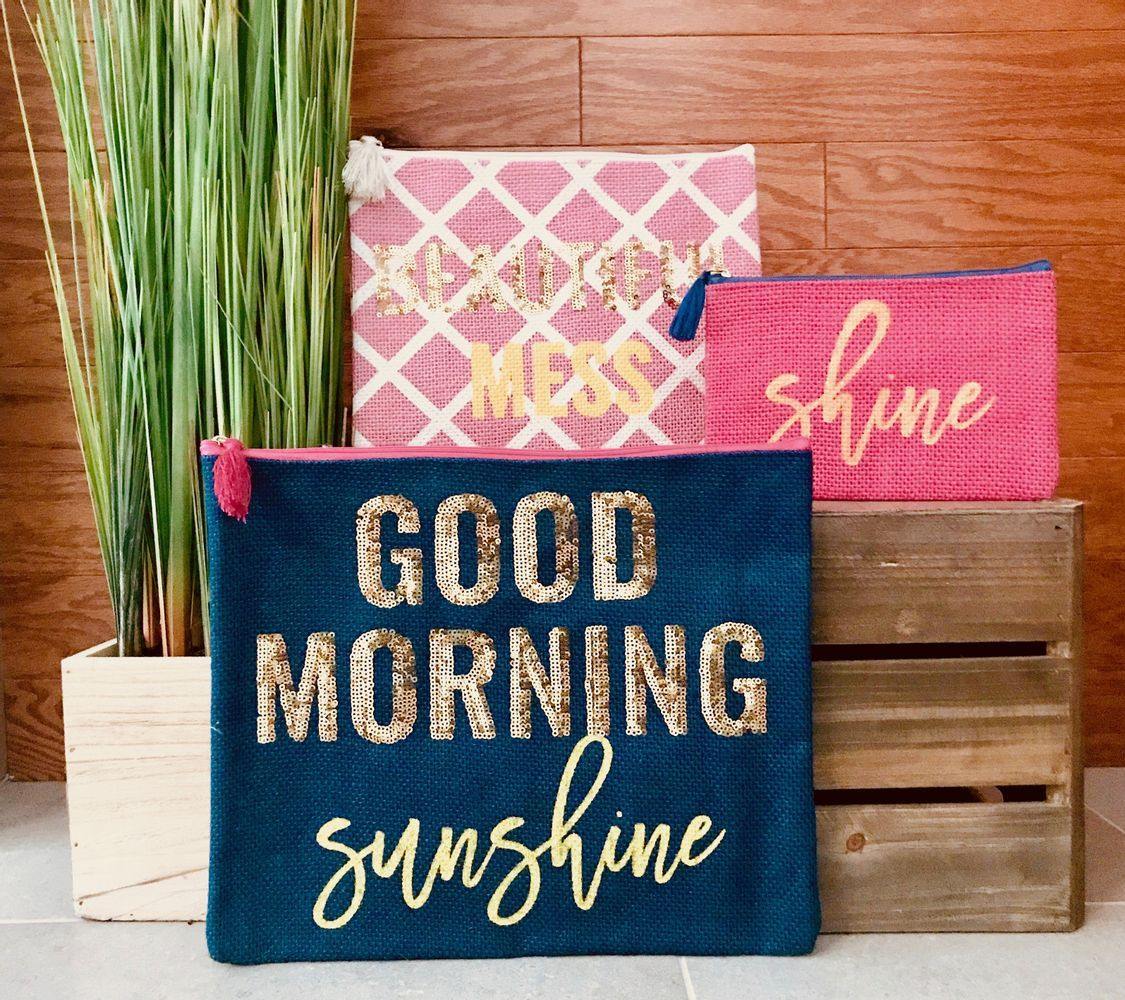 Cosmetic Bag Set | 3 Pieces - CLASSY NERDY CHIC