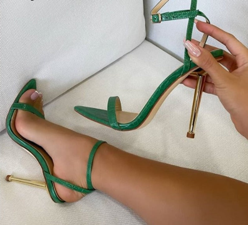 Women's Ankle Strap High Heels (4 in.)